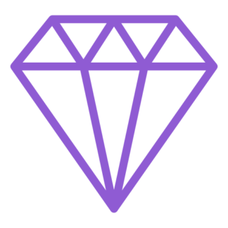Diamond Decal (Lavender)